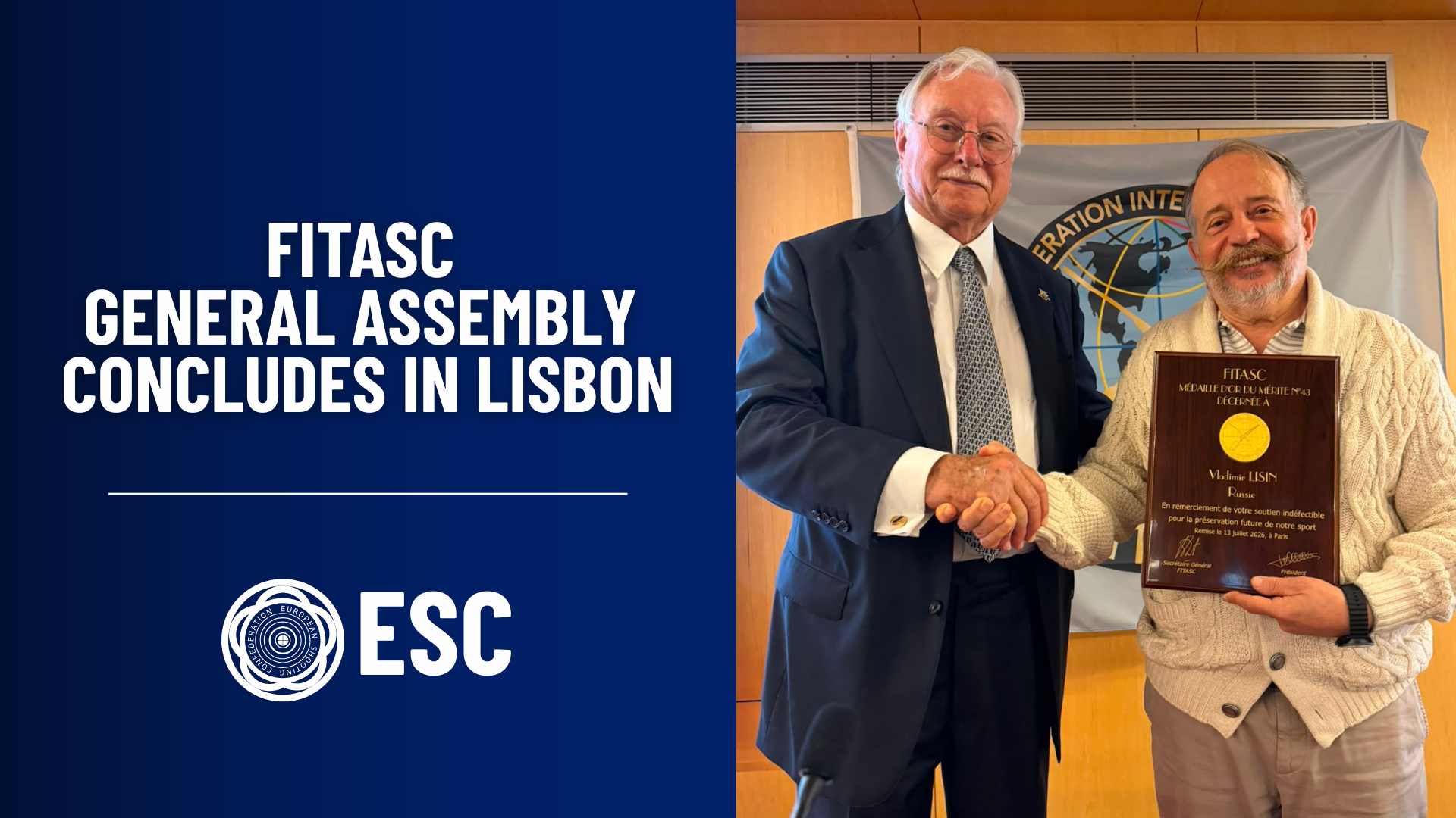 FITASC General Assembly сoncludes in Lisbon