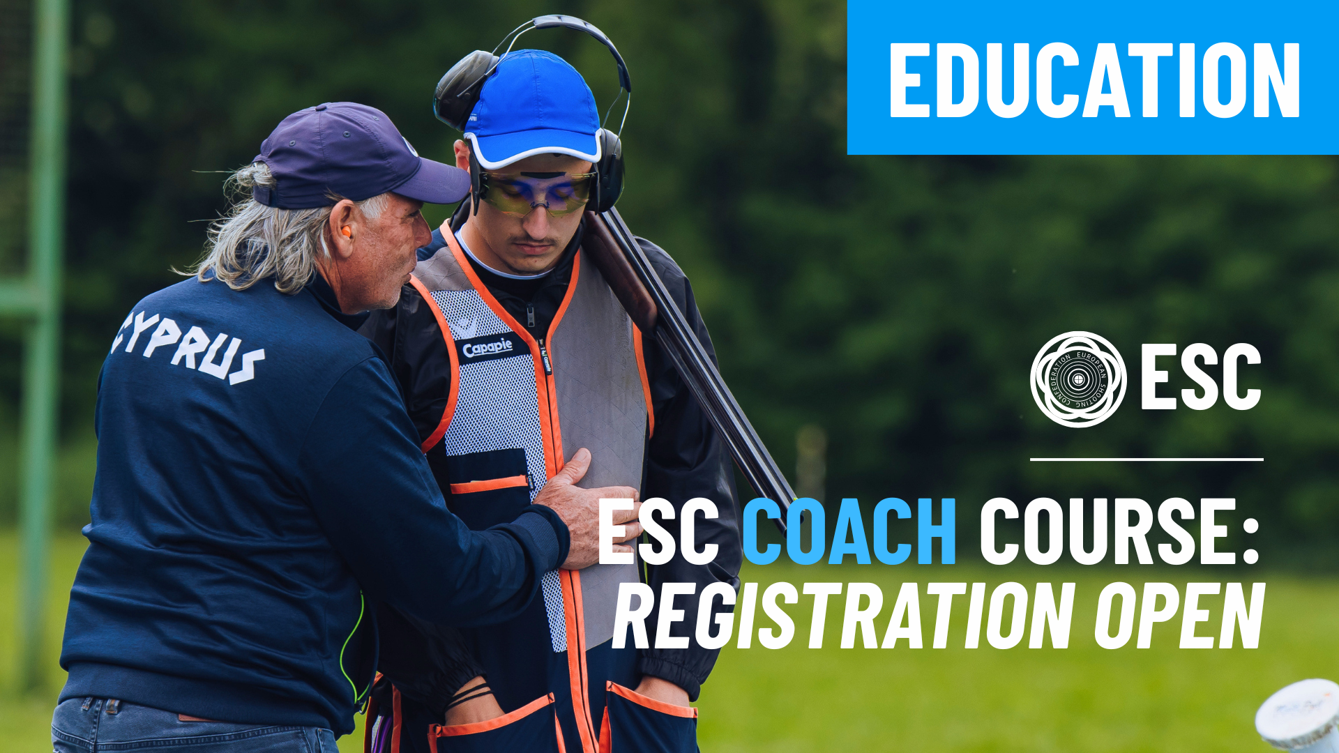 ESC Coach Course:  Registration Open